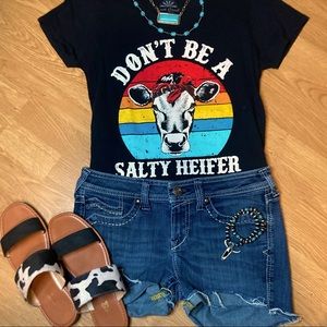 Ariat Denim Cutoff Jean Shorts